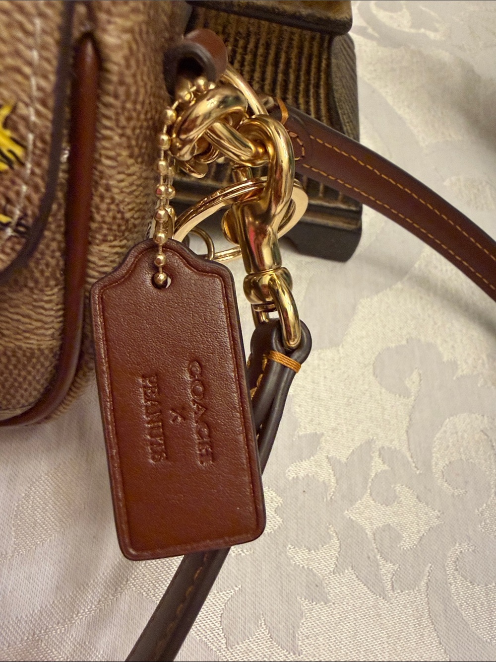 NWOT Coach X Peanuts Shoulder bag & Crossbody: Snoopy & Woodstock - Picture 4 of 11